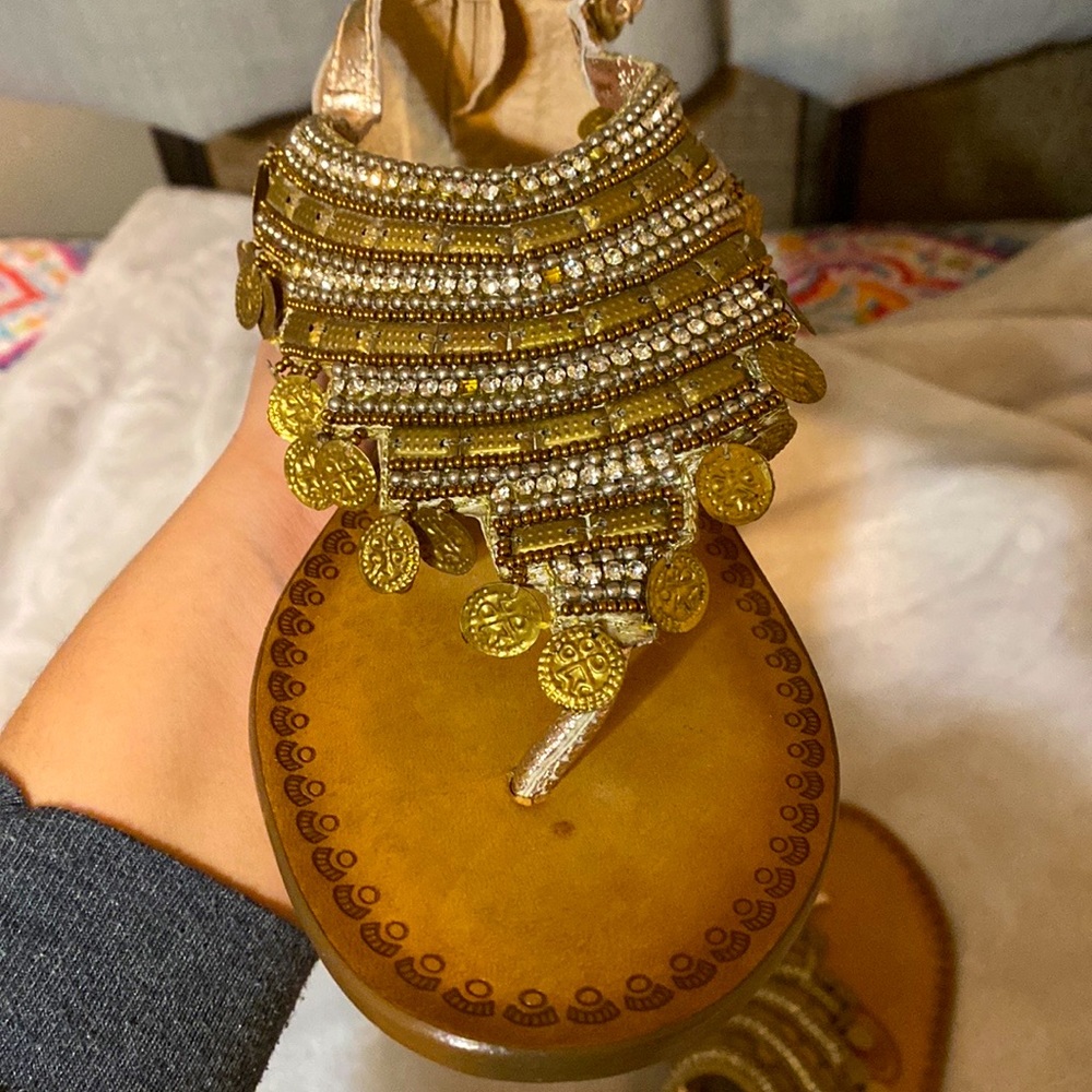 Naughty monkey Gypsy coin sandals